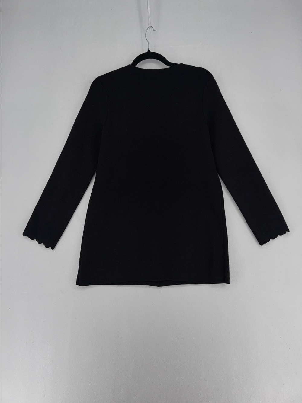 kate spade Scalloped Sweater Blazer black size xs/s - Picture 4 of 8